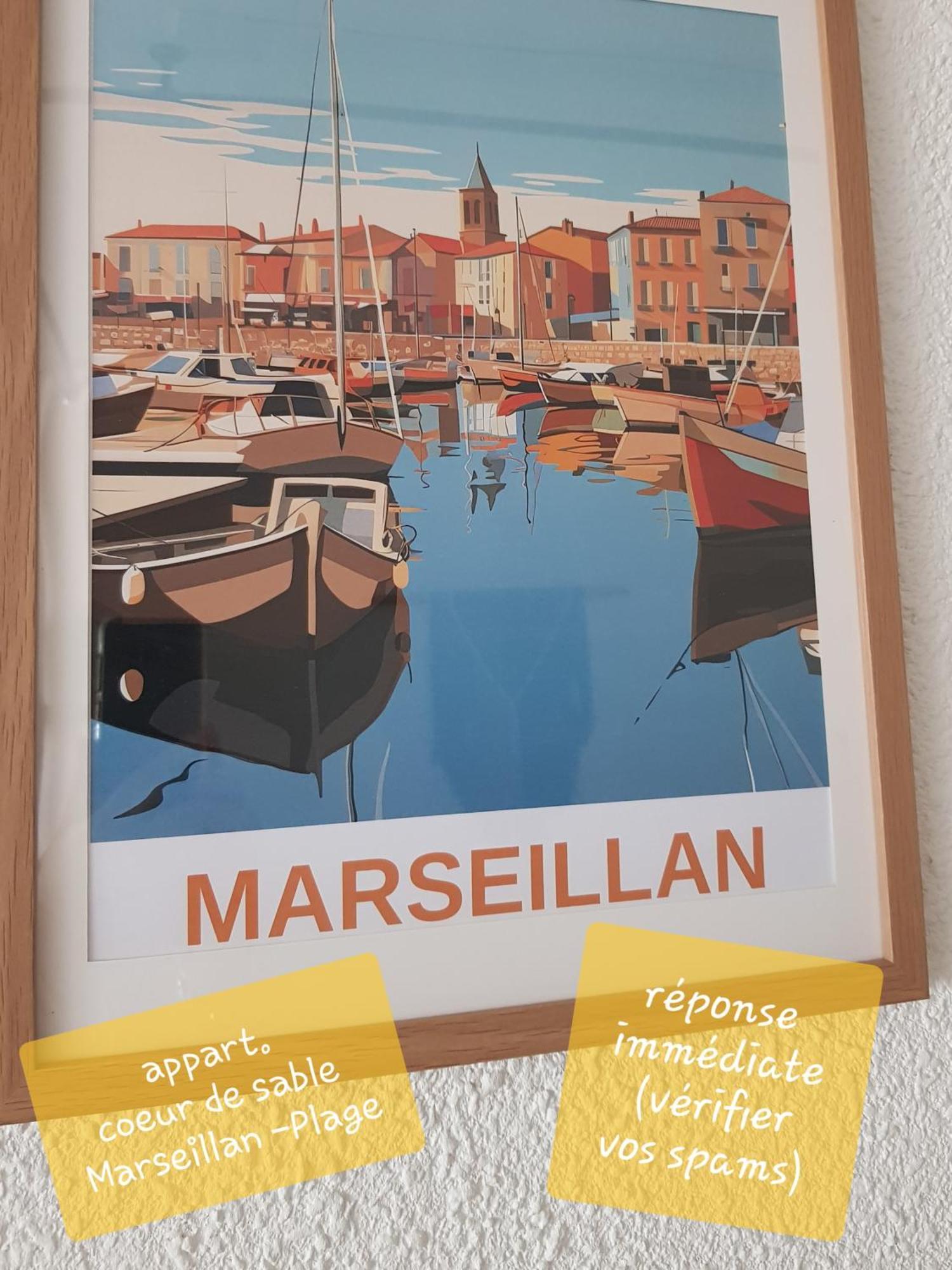 Marseillan-Plage Appartement Coeur De Sable ภายนอก รูปภาพ